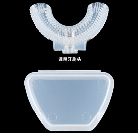 【Smart 360° U-Shape Electric Toothbrush】Kids Silicone Automatic Ultrasonic Teeth Tooth Brush Cute Dinosaur Children