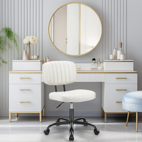 Adjustable Height 360° Rolling Swivel Computer Task Chair without Arm