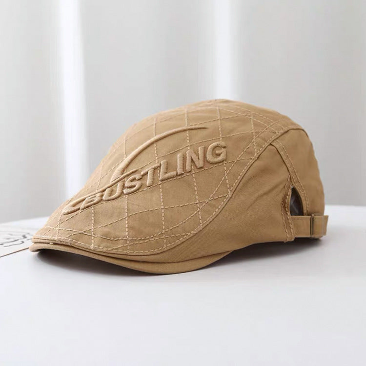 Retro Advance Hats Japanese Style Simple Retro Design Artist Hat Reverse Wear Duckbill Cap