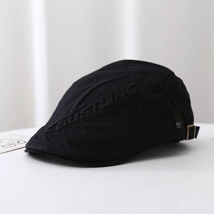 Retro Advance Hats Japanese Style Simple Retro Design Artist Hat Reverse Wear Duckbill Cap