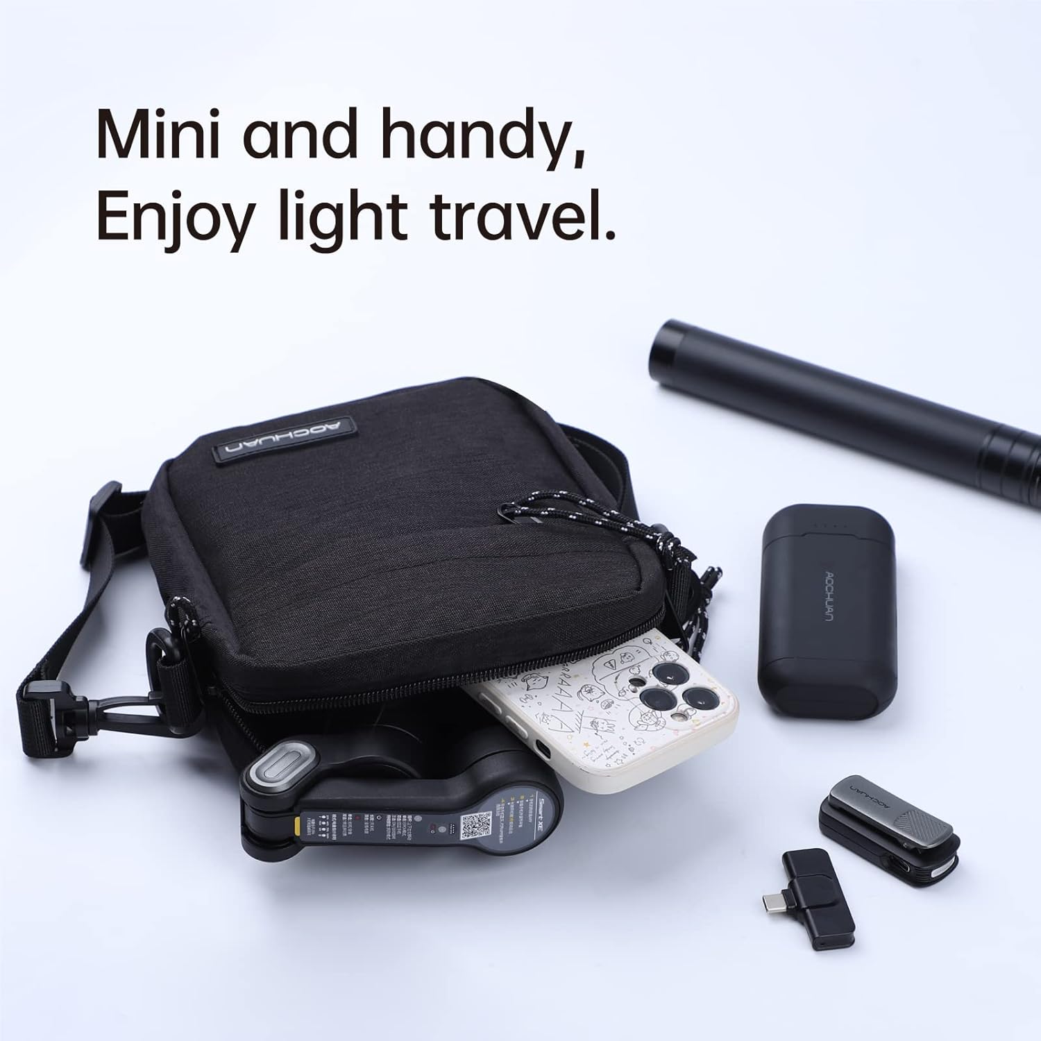 Gimbal Stabilizer forSmartphone -AOCHUAN Smart XE&AOCHUAN B20 Camera Bag