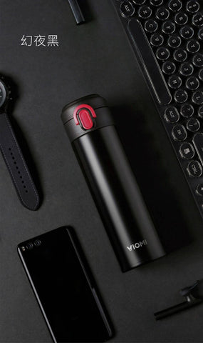 Xiaomi Mijia VIOMI Thermos Stainless Steel cup Flask Water Bottle Cup 24 Hours Thermos 300ML Single Hand ON/Close