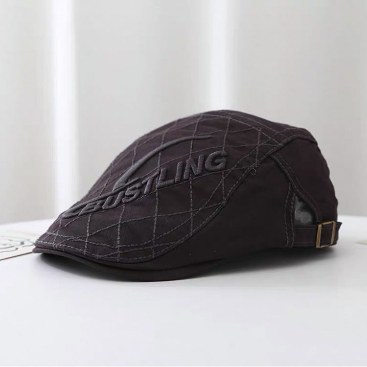 Retro Advance Hats Japanese Style Simple Retro Design Artist Hat Reverse Wear Duckbill Cap