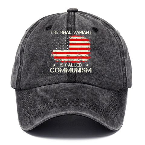 Washed Cotton Printed Old Dad Hat Men's Retro