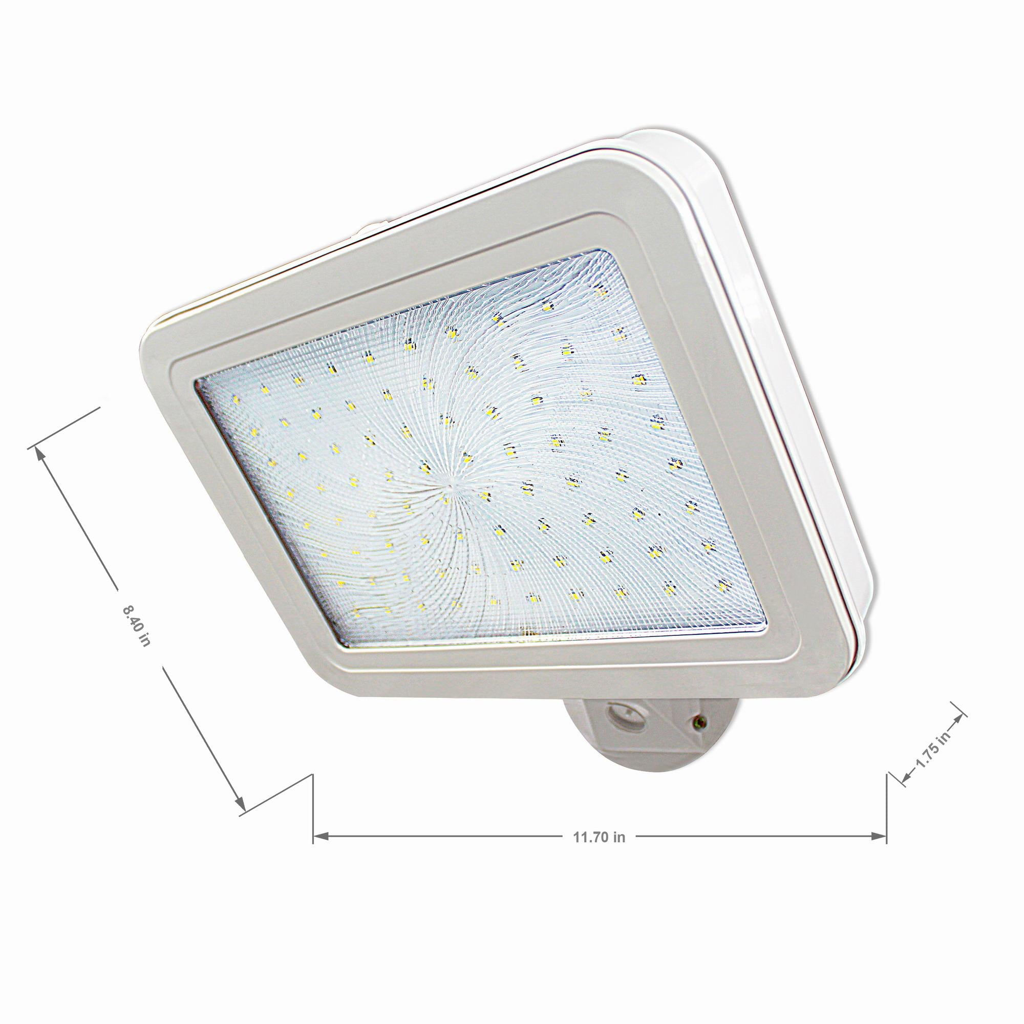 Outdoor LED Flood Light, 4000 Lumens, 5000K Cold Light, 50 Watts, Dusk to Dawn Sensor, Water Resistant, Work in Cold Weather