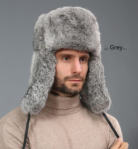 Rabbit Fur Lei Feng Hat Male Winter Thickening