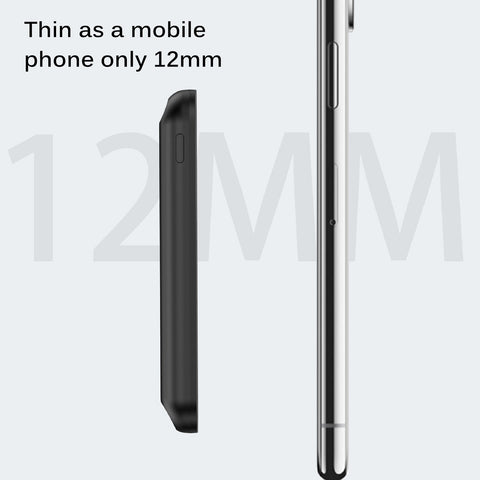 Built-In N52 Magnet Power Bank 5000mAh Portable Charging LED External Battery PowerBank 5000 MAh