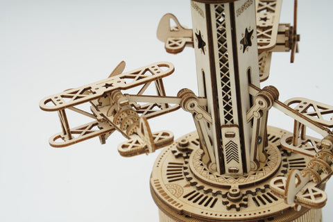 Robotime Rokr Music Box 3D Wooden Puzzle Game Assembly Model Building Kits Toys for Gifts