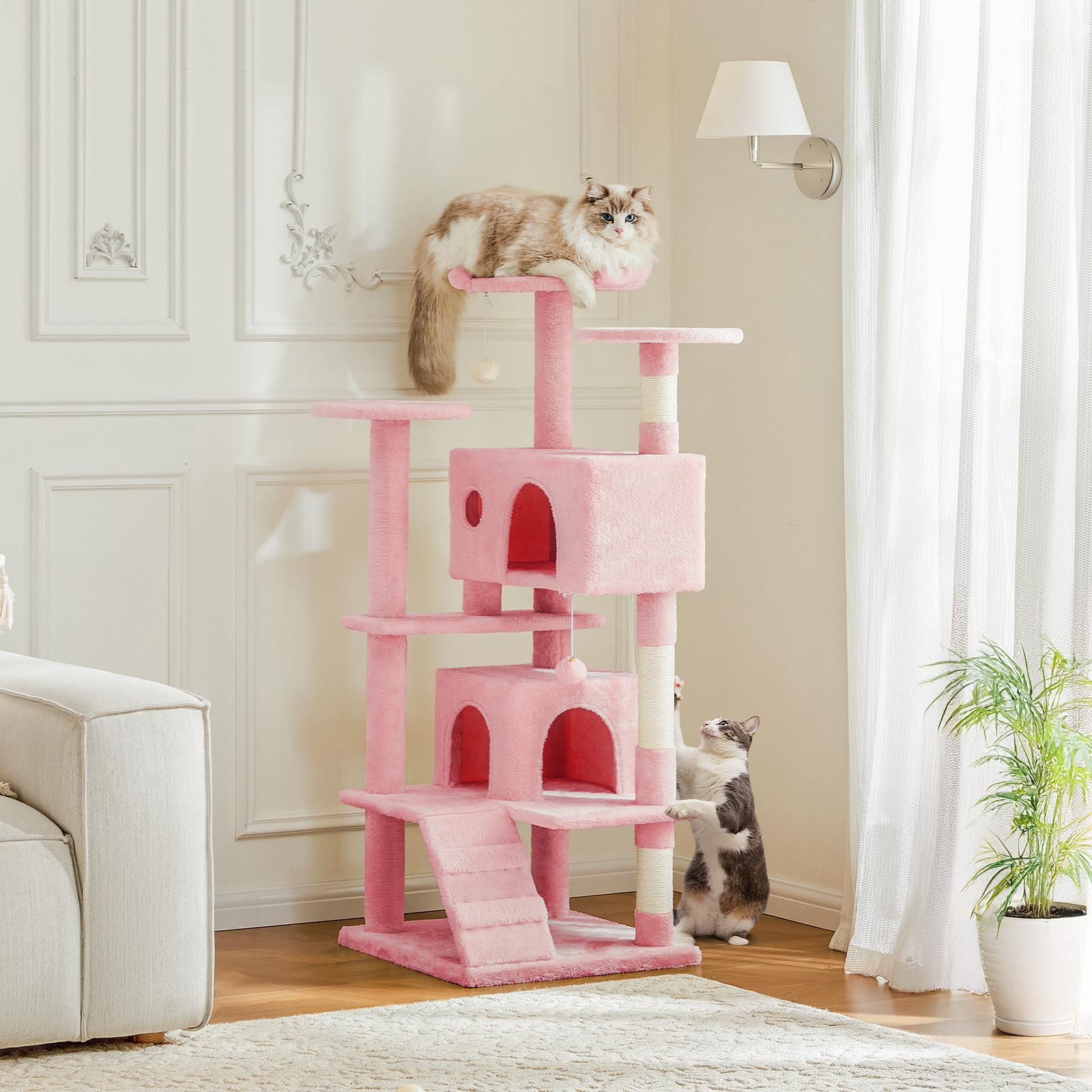 Multi-functional cat tree house cat climbing frame, lounge and recreation area detachable toy