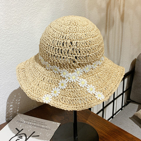 Sun Protection Foldable Straw Hat