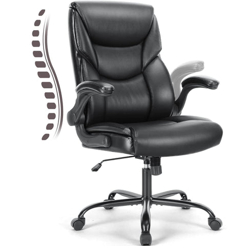 Big and Tall Office High Back Ergonomic Executive Desk Extra Wide Seat