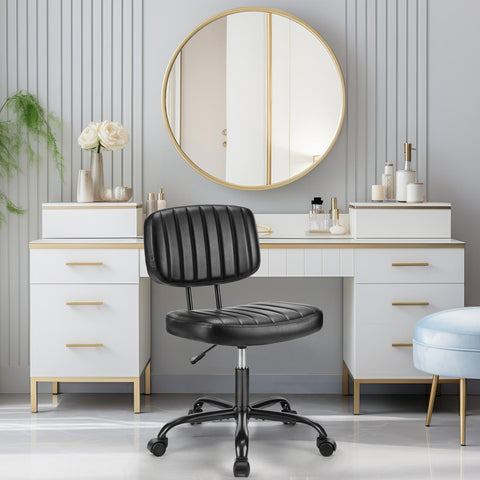 Adjustable Height 360° Rolling Swivel Computer Task Chair without Arm