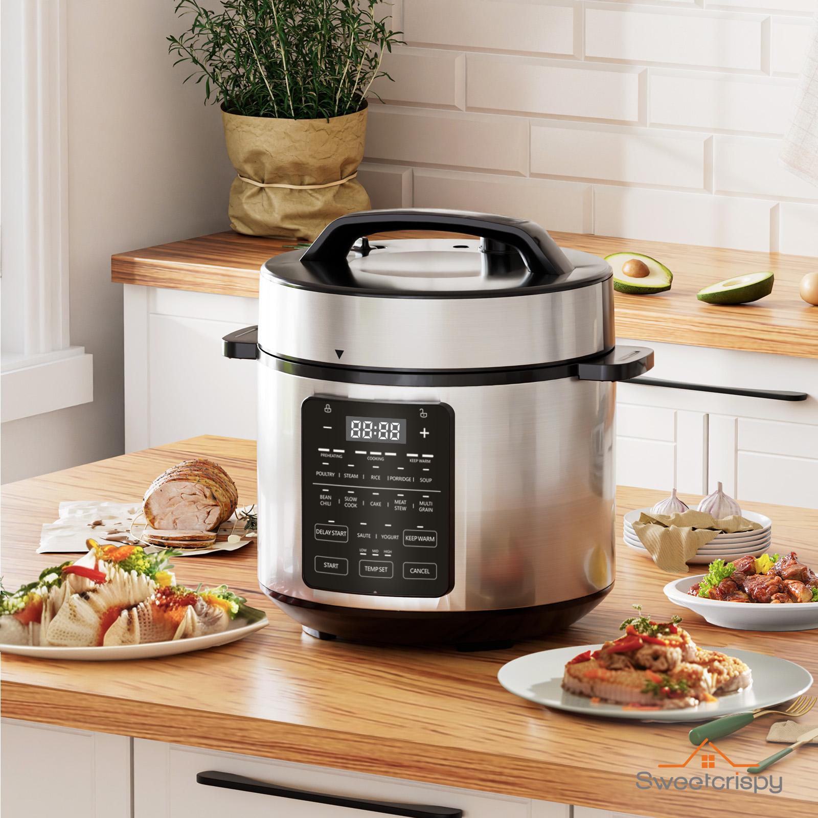 16 in 1 Electric Pressure Cooker, Warmer & Sterilizer, Saute, Slow Cooker, Rice Cooker, Multi-Functional Smart Pot