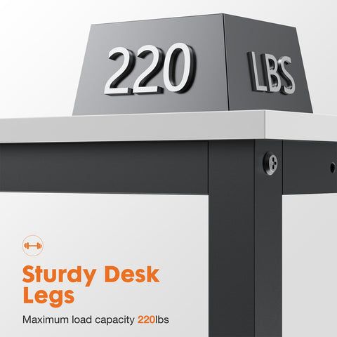 L Shaped Desk,Computer Corner Desk,PC Gaming Desk Table with Side Storage Bag