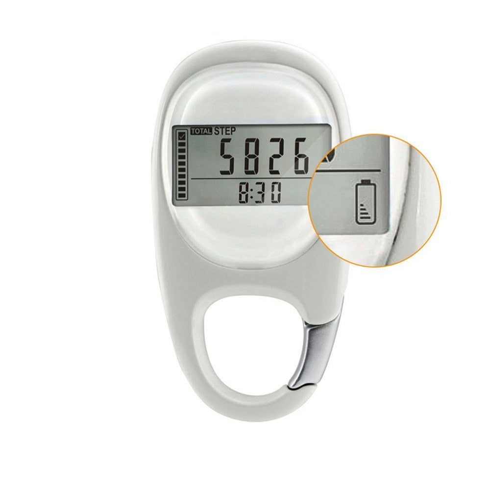 Mountain Climbing Running Pedometer with Clip Adults Fitness Information Tool