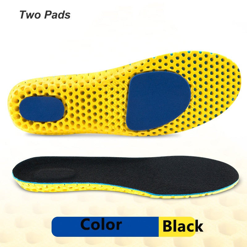 Memory Foam Insoles Sport Support Running Insert Mesh Deodorant Breathable Cushion For Feet Man Women Orthopedic Soles