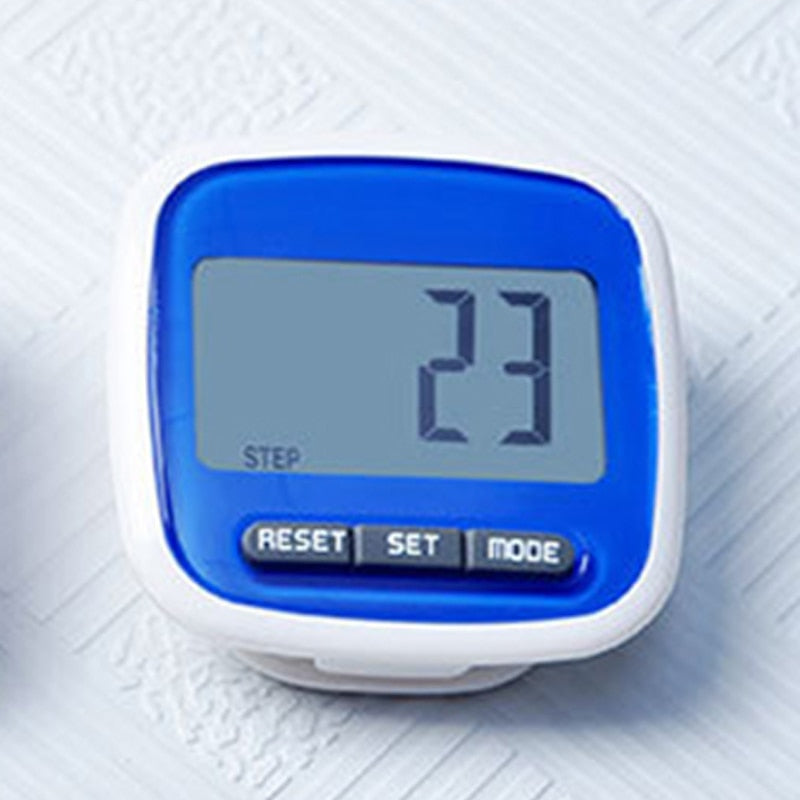 Mini Small Step Counter Movement Calories Digital Pedometer with Waterproof Wear Resistance Big Screen Stappenteller