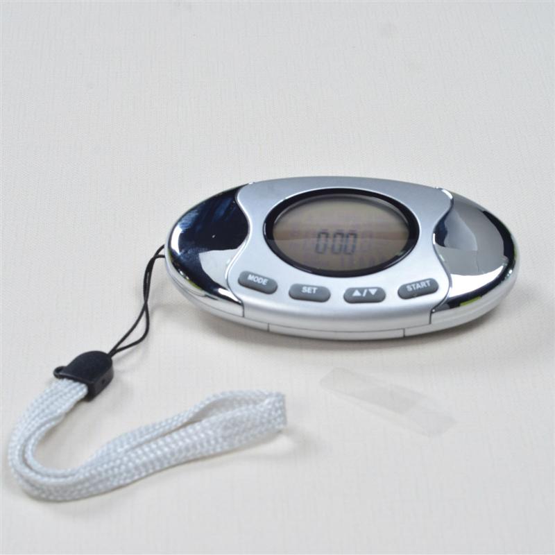 Step Counter Walking 3D Digital Pedometer with Strap Accurately Track Steps and Miles Multi-Function Pocket Pedometer