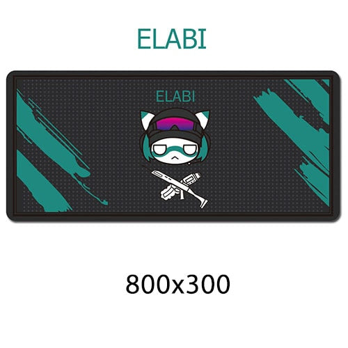 Cute Rainbow Six Siege 80x30cm Rubber Super Large PC Mousepad Gamer Gaming Mouse Pads XL Desk Keyboard Mat for Computer Laptop