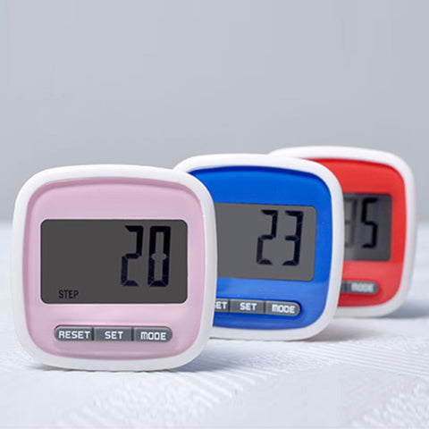 Mini Small Step Counter Movement Calories Digital Pedometer with Waterproof Wear Resistance Big Screen Stappenteller