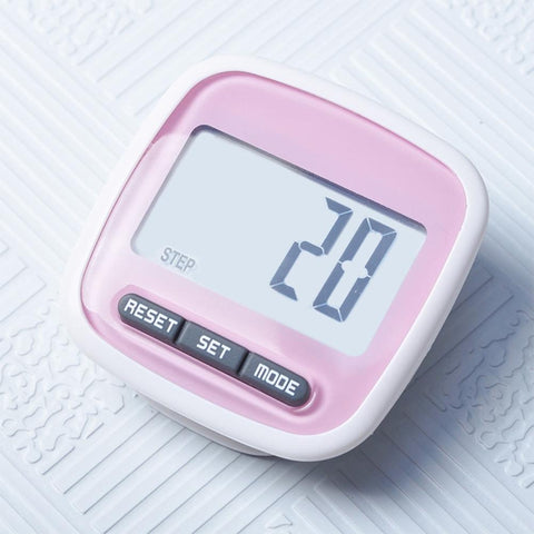 Mini Small Step Counter Movement Calories Digital Pedometer with Waterproof Wear Resistance Big Screen Stappenteller