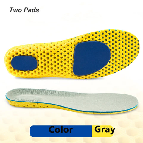 Memory Foam Insoles Sport Support Running Insert Mesh Deodorant Breathable Cushion For Feet Man Women Orthopedic Soles