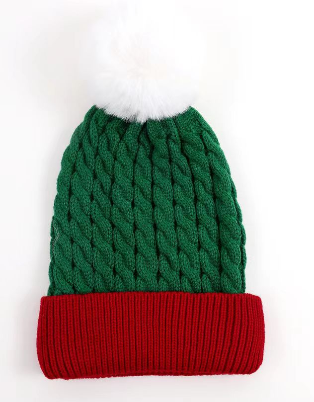 Men's And Women's Fashion Simple Christmas Knitted Hat
