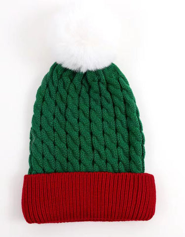 Men's And Women's Fashion Simple Christmas Knitted Hat