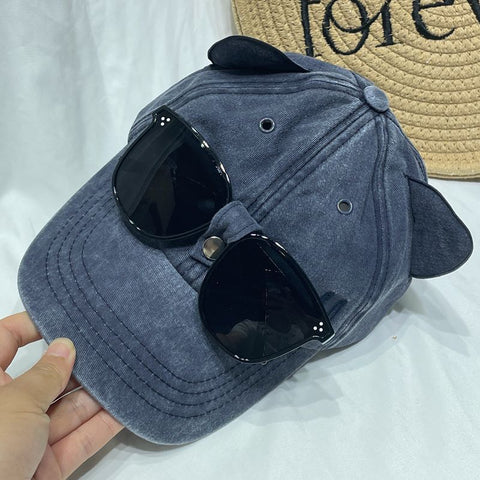 Fashion Personalized Cat Ears Duck Tongue Sun Hat
