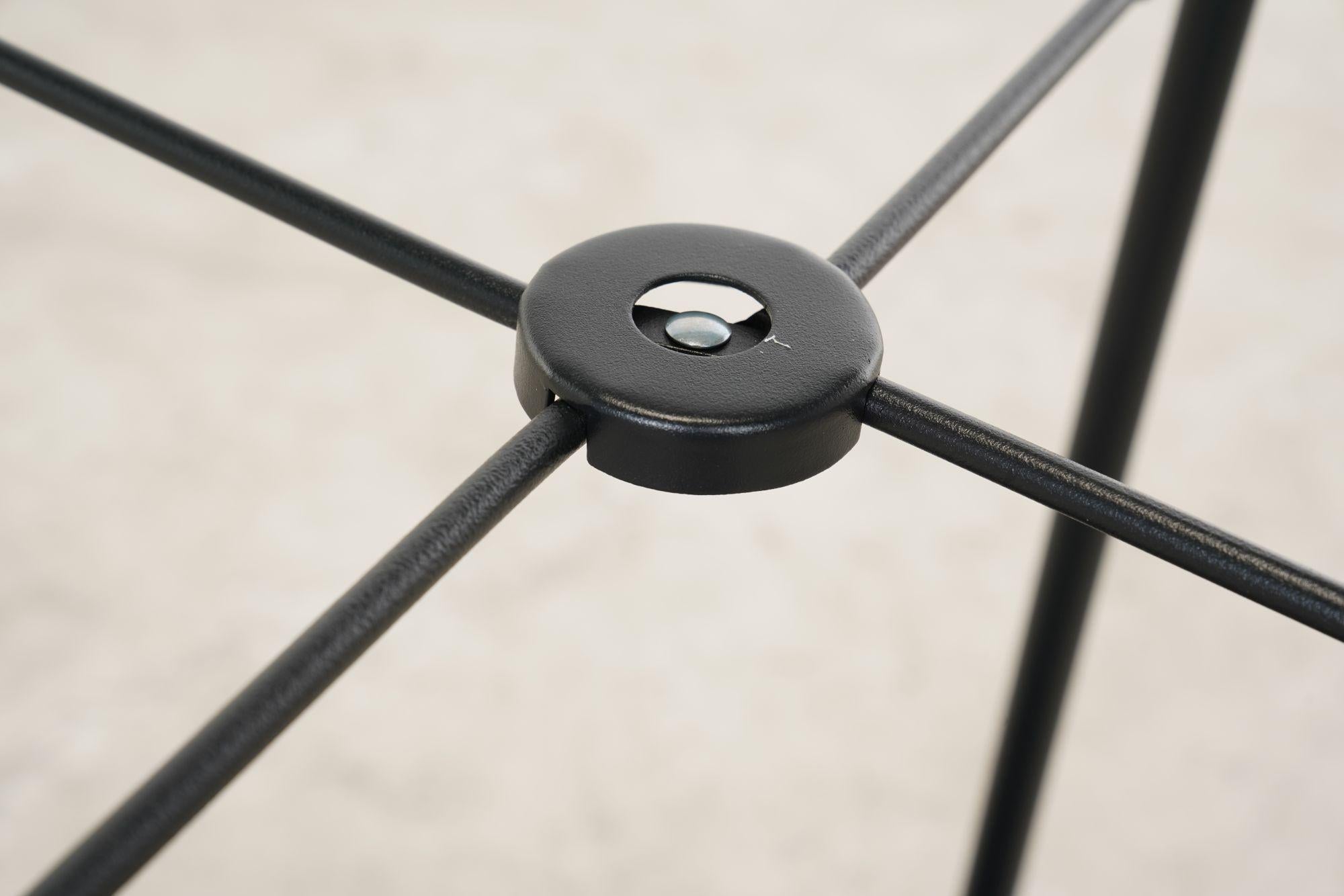 Outdoor Steel Patio Side Table 2-Tier