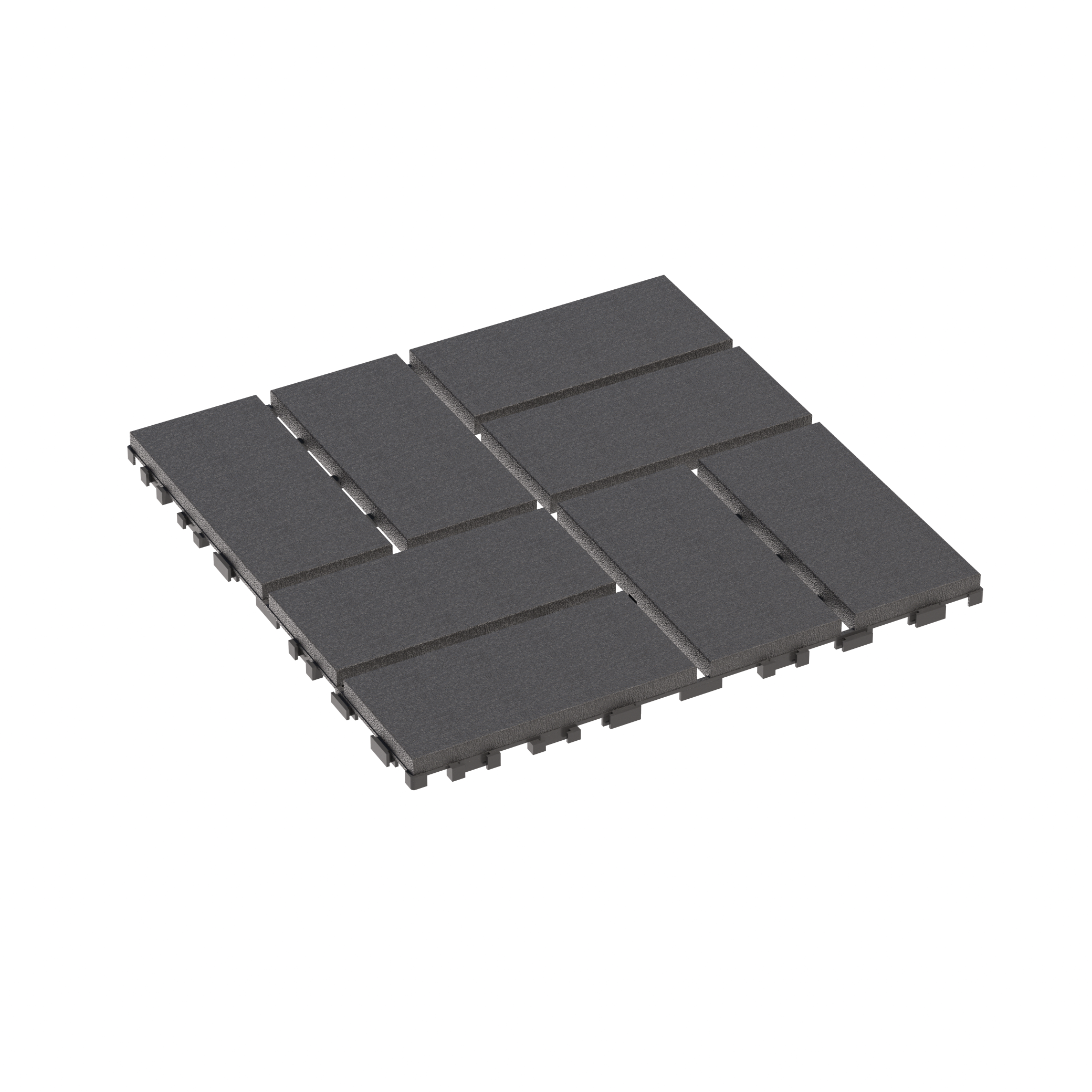 Plastic Interlocking Deck Tiles,44 Pack Patio Deck Tiles,12"x12" Square Waterproof Outdoor All Weather Use, Patio Decking Tiles for Poolside Balcony