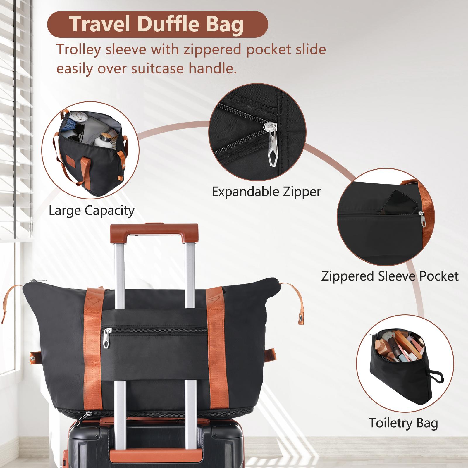 Hardshell Luggage Sets 3 Piece Carry-on Suitcases with Wheels, TSA Lock for Men Women