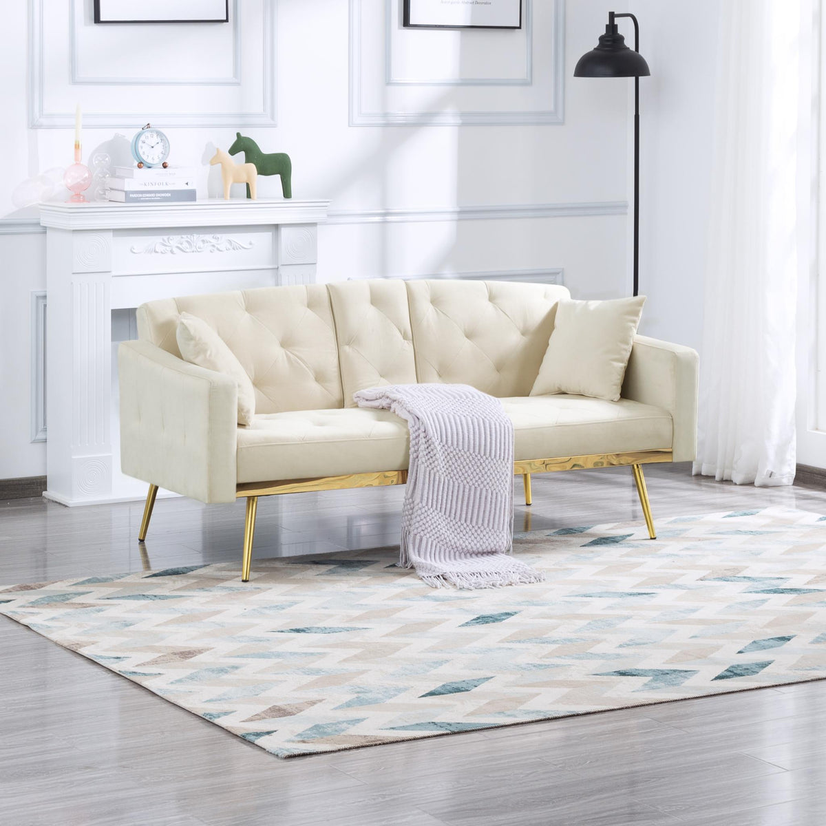 67.7” Futon Sofa bed