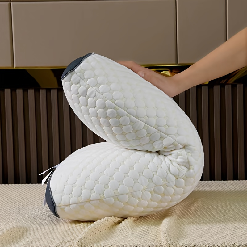 Ergonomic Neck Pillows (2-Pack) – Adjustable Orthopedic Support for Sleeping, Travel & Pain Relief – Removable Washable Cover