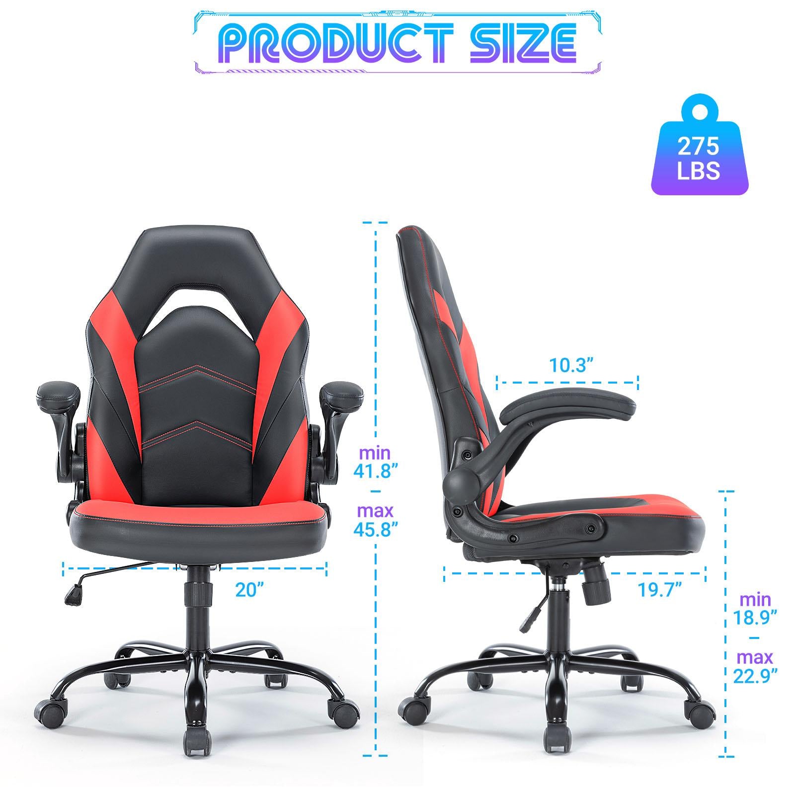 Gaming Chair, Ergonomic Office Chair High Back Computer Desk Chair