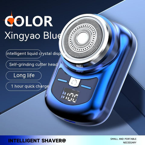 Battery Display Mini Men's USB Electric Shaver