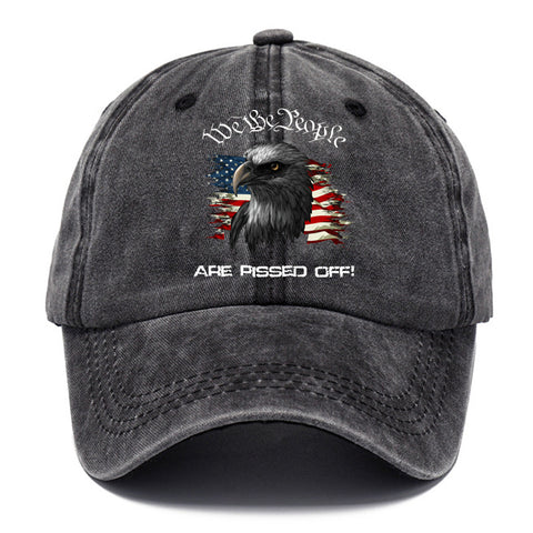 Washed Cotton Printed Old Dad Hat Men's Retro