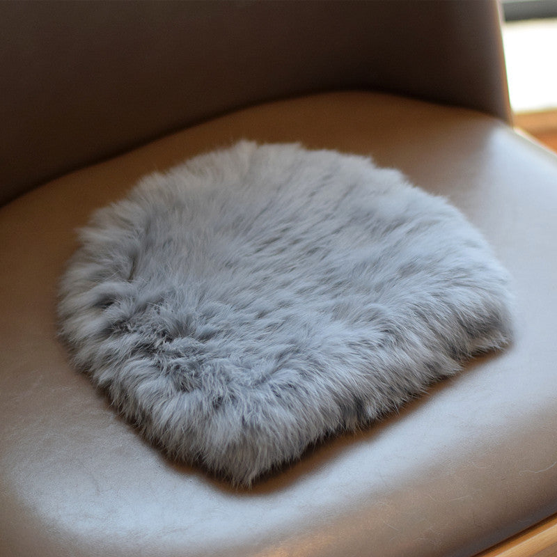 Knitted Rabbit Fur Hat Children