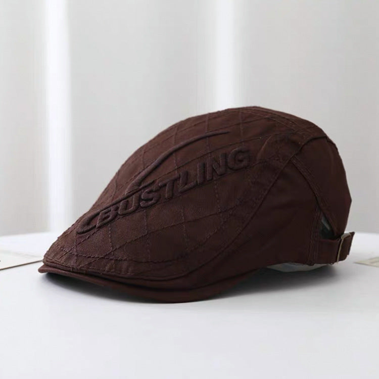 Retro Advance Hats Japanese Style Simple Retro Design Artist Hat Reverse Wear Duckbill Cap