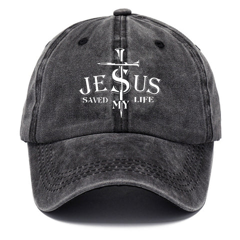 Washed Cotton Printed Old Dad Hat Men's Retro