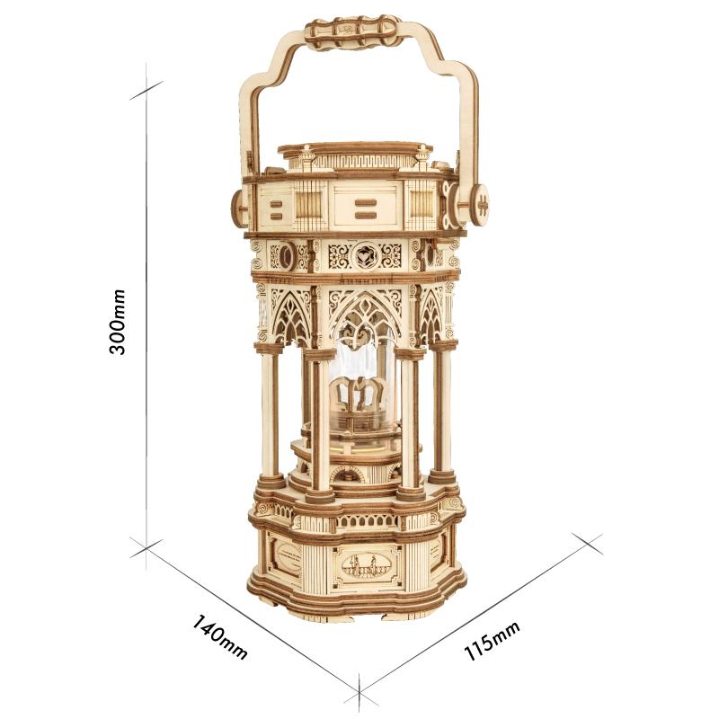 Robotime Rokr Music Box 3D Wooden Puzzle Game Assembly Model Building Kits Toys for Gifts