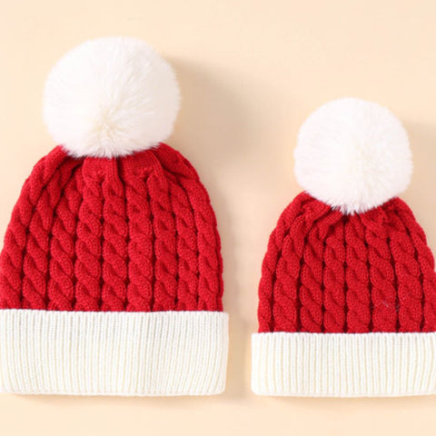 Men's And Women's Fashion Simple Christmas Knitted Hat