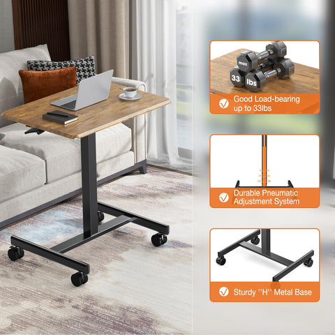 Small Standing Desk Mobile Standing Desk Adjustable Height