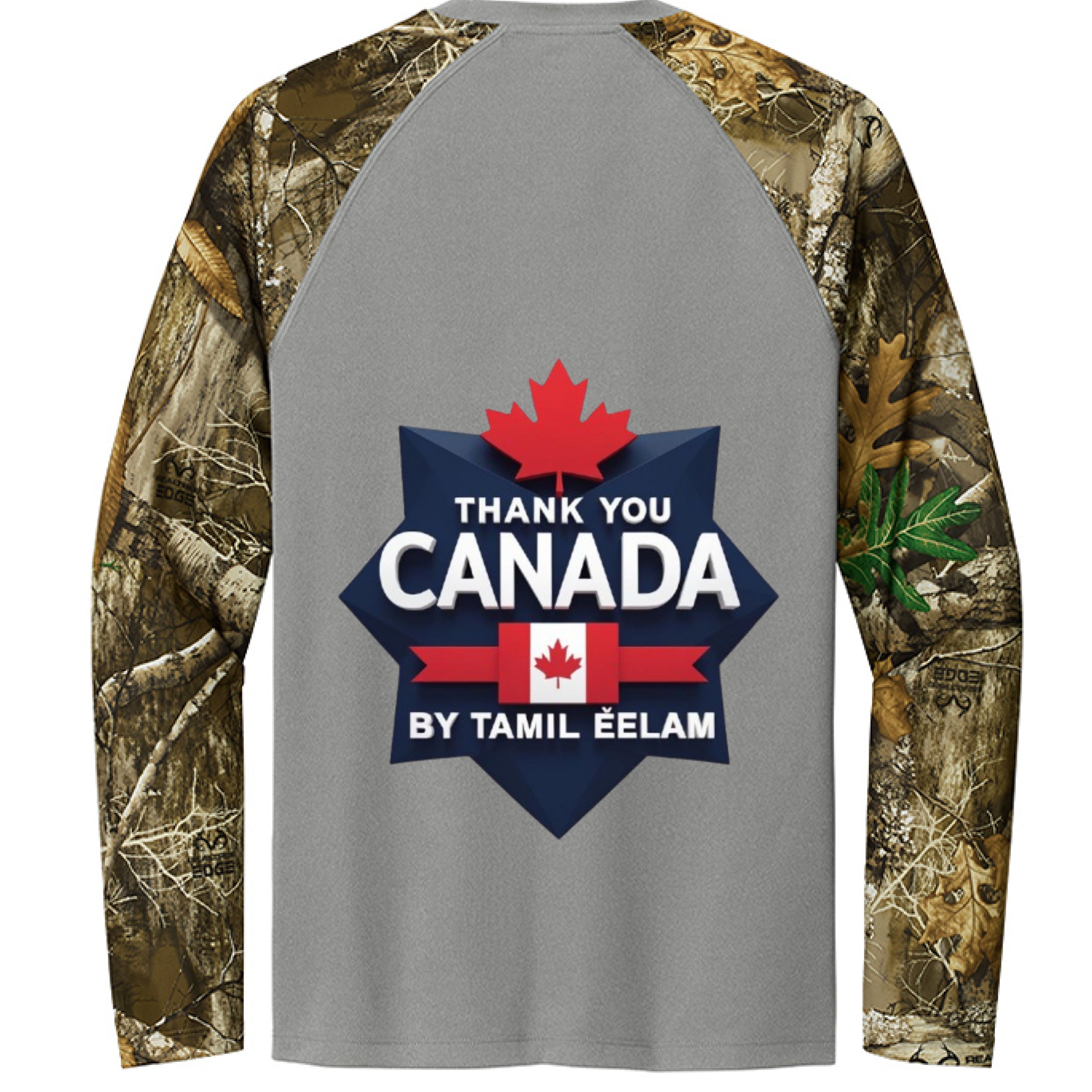 Grey Concrete Heather/ Realtree Edge - BACK