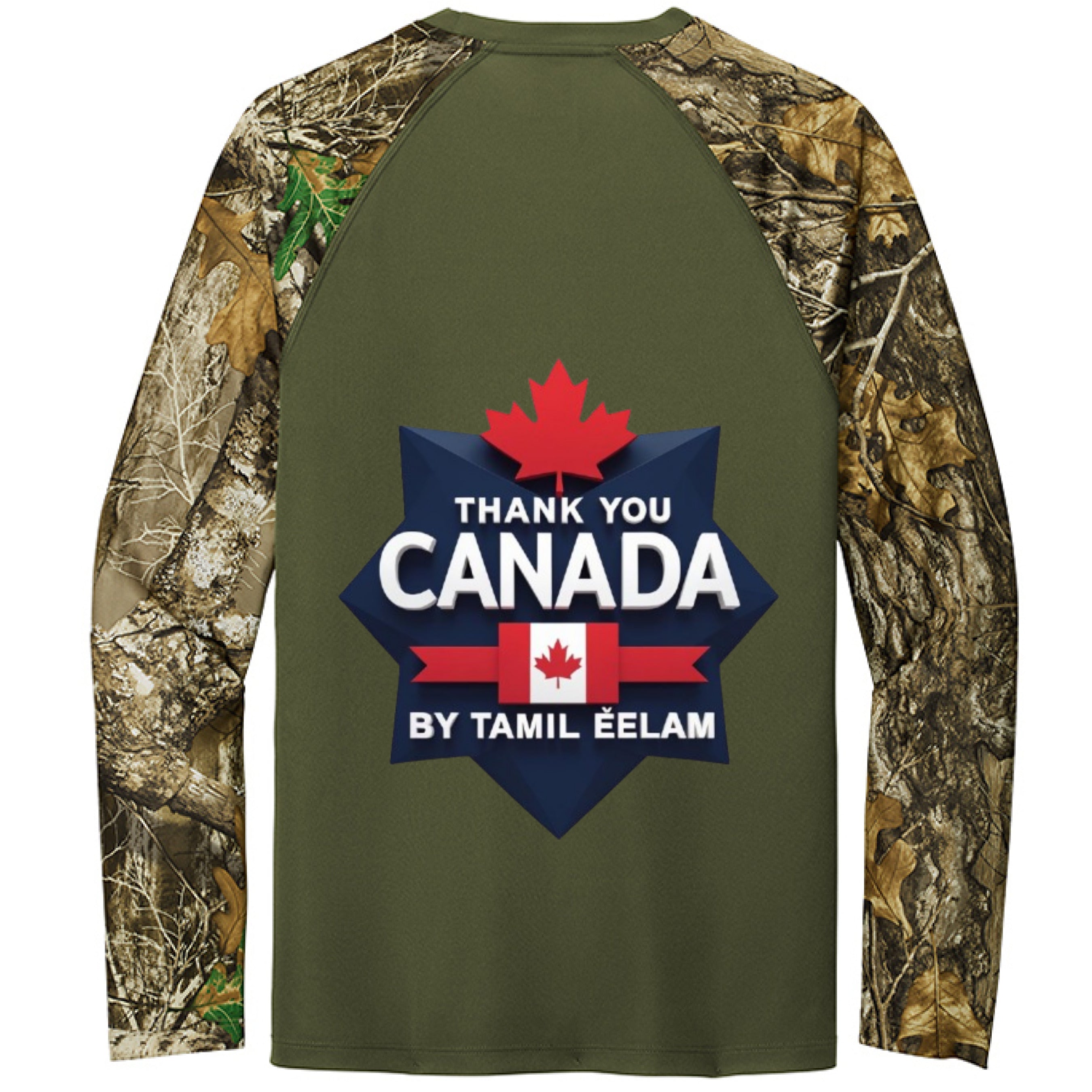 Olive Drab Green/ Realtree Edge - BACK