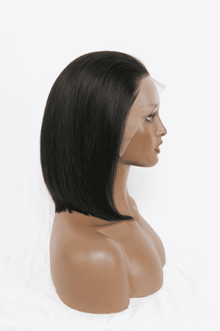 Hair Wig-Lace Front Wigs Human Hair in Natural Color 150% Density-12" 140g