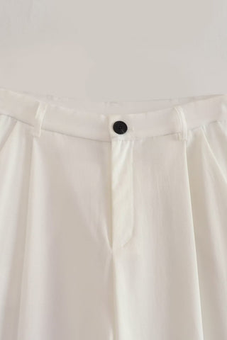 High Waist Straight Leg Pants