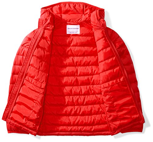 BOYS' LIGHTWEIGHT WATER-RESISTANT PACKABLE HOODED PUFFER COATS