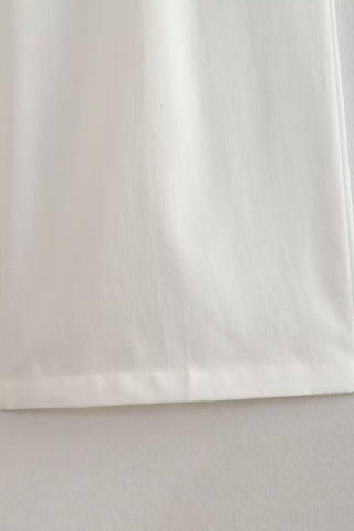 High Waist Straight Leg Pants