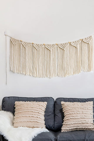 Fully Handmade Fringe Macrame Wall Hanging